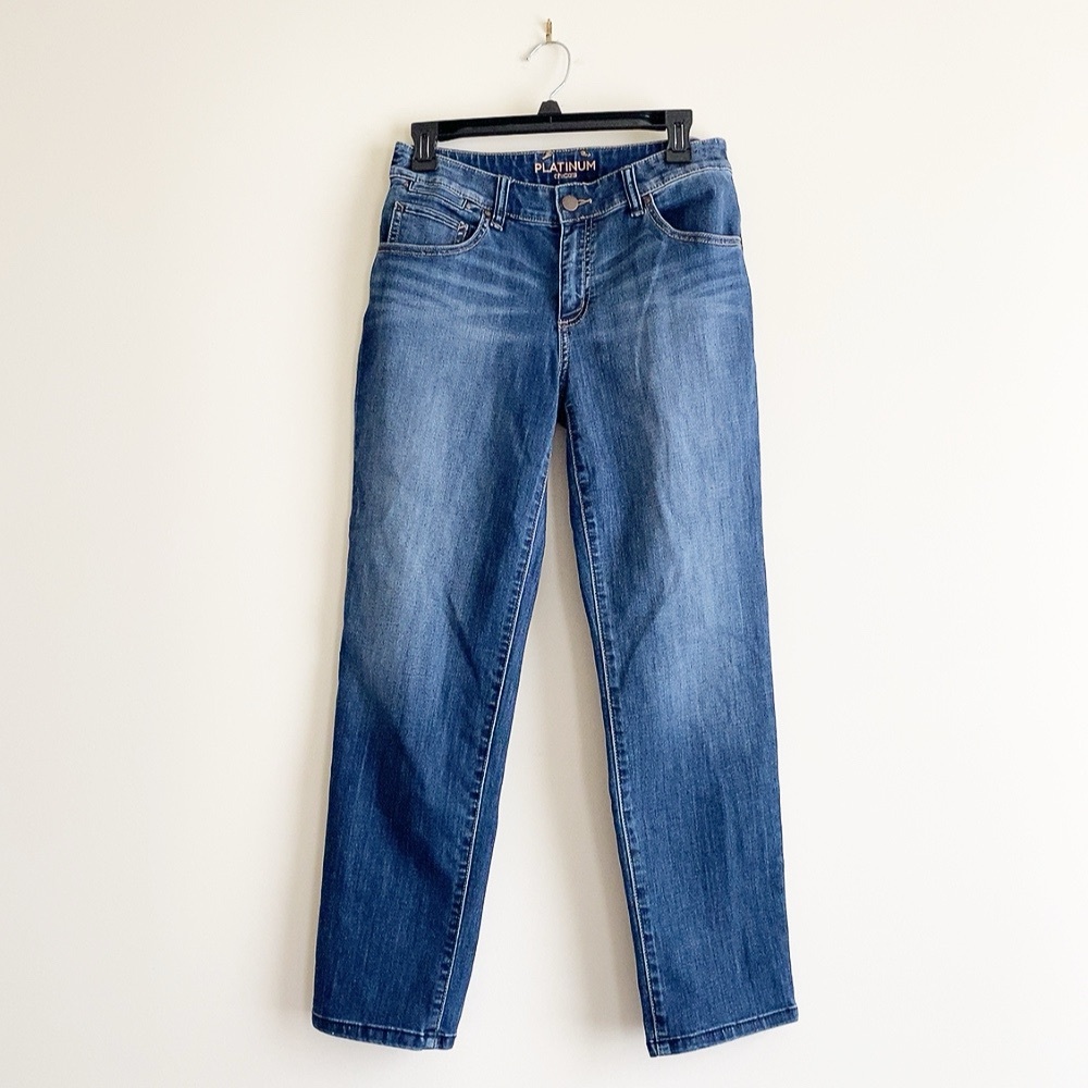 Chico’s Platinum blue Jeans – Size 00